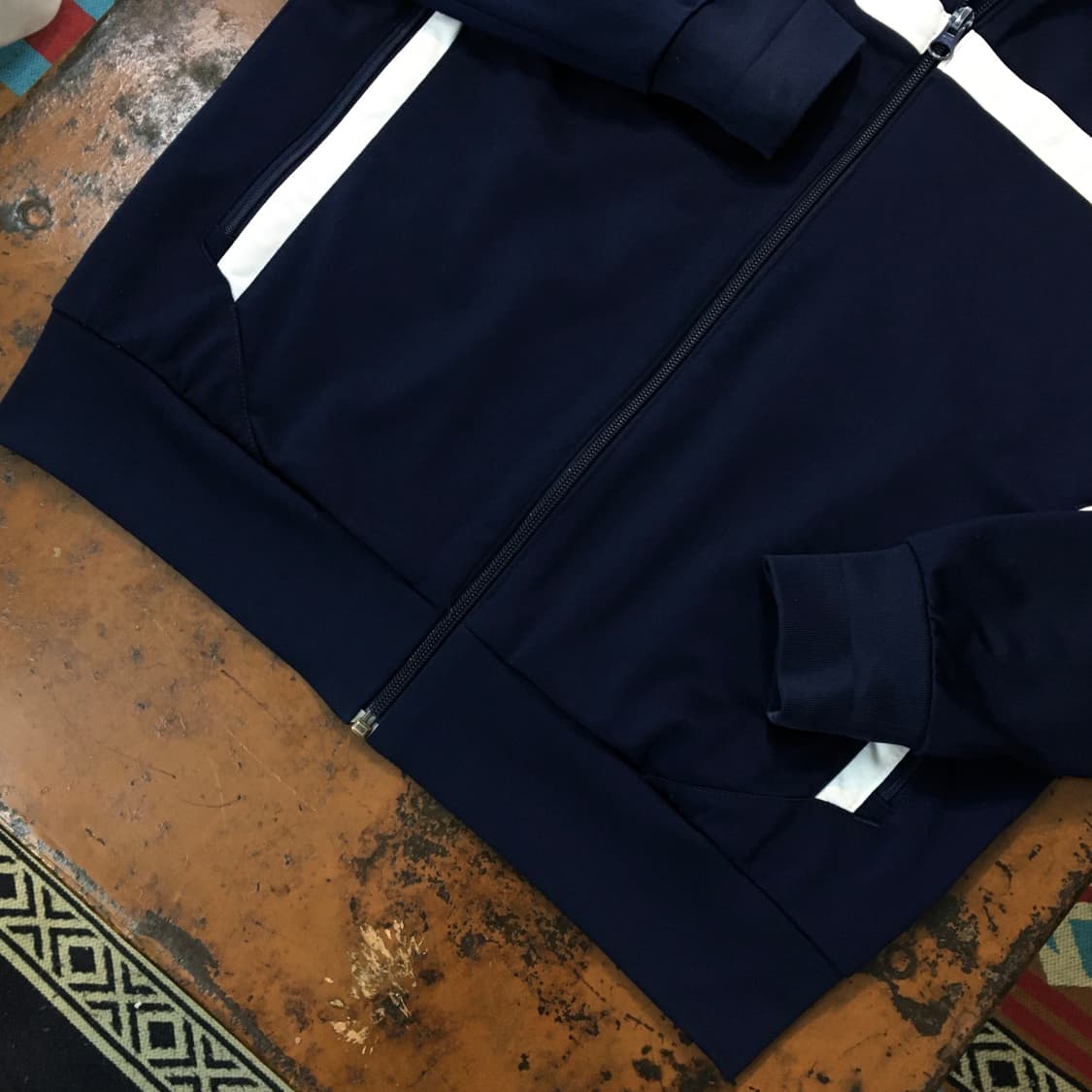 아디다스 네이비 뮌헨 집업 져지 여성 55 사이즈  상품이미지3