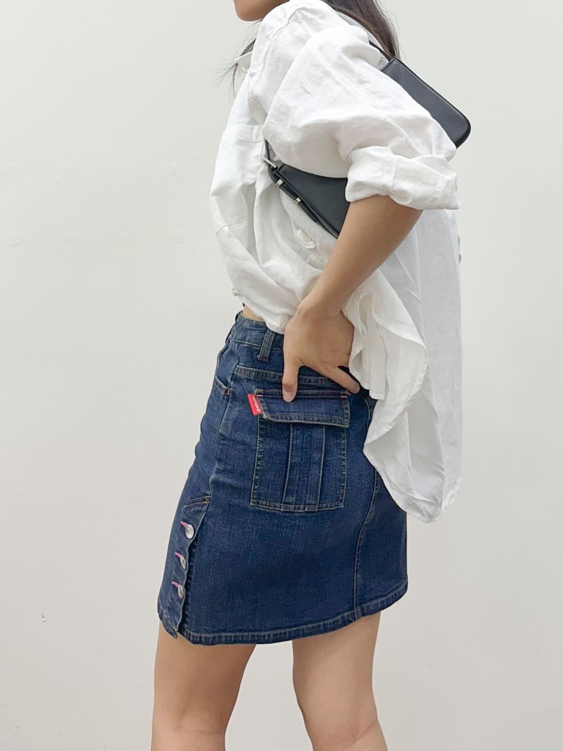 courreges / 꾸레쥬 데님 스커트  상품이미지1