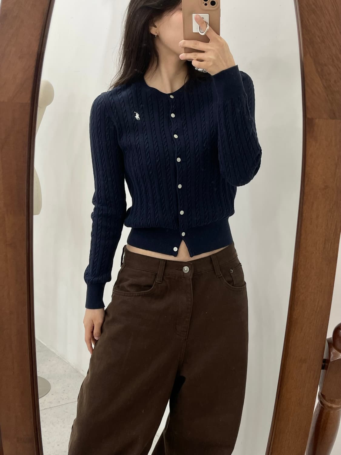 폴로 키즈 네이비 가디건 상품이미지1