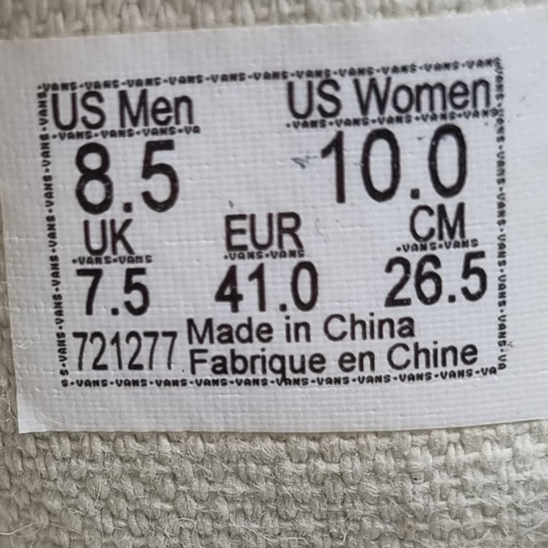 반스 스타일36 og 남성스니커즈265  상품이미지6