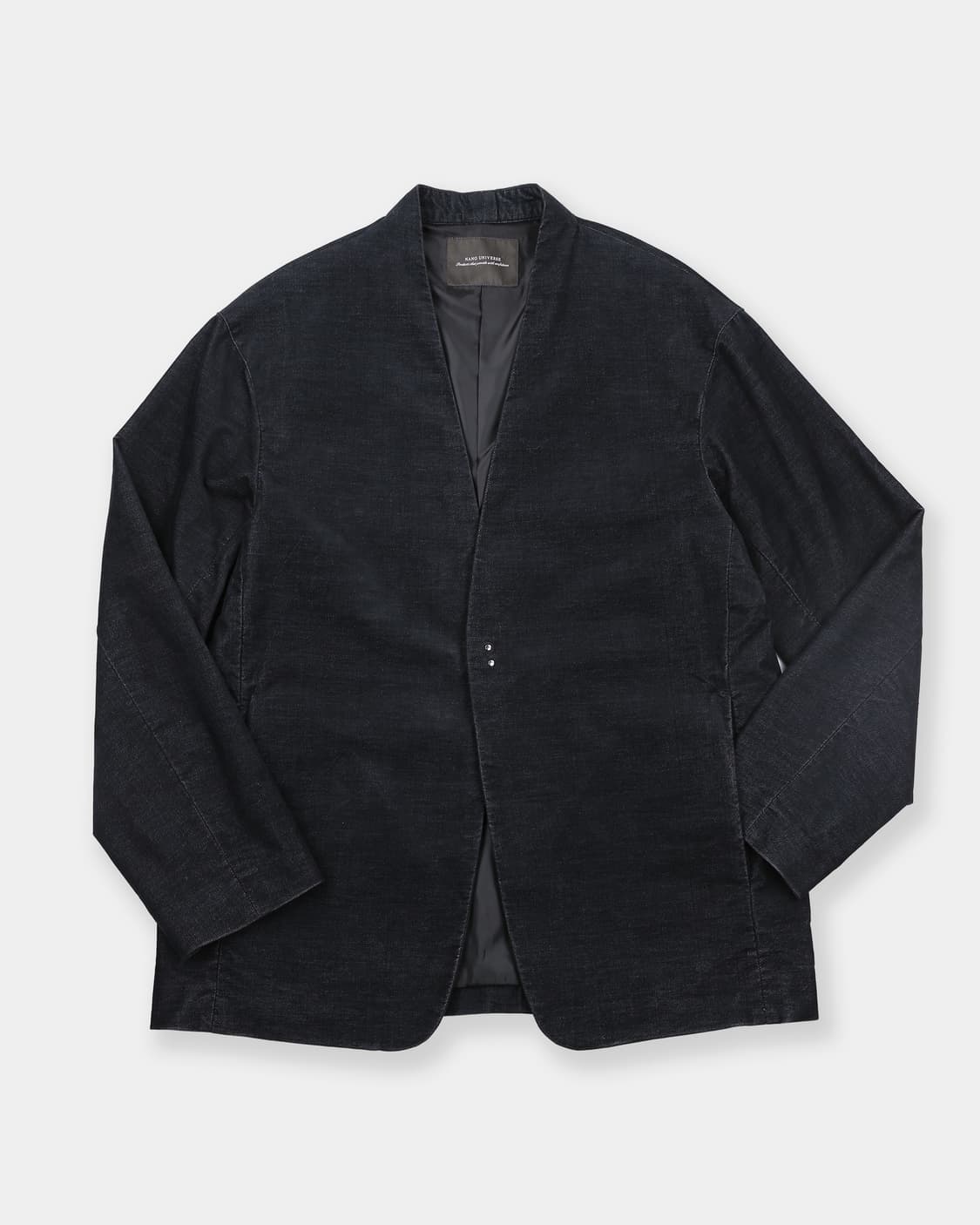 NANO UNIVERSE Moleskin Collarless Blazer 상품이미지1