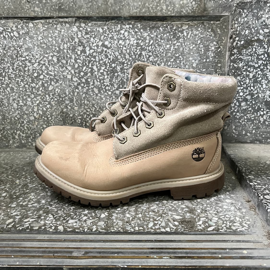 팀버랜드 롤탑 베이지 부츠 상품이미지3