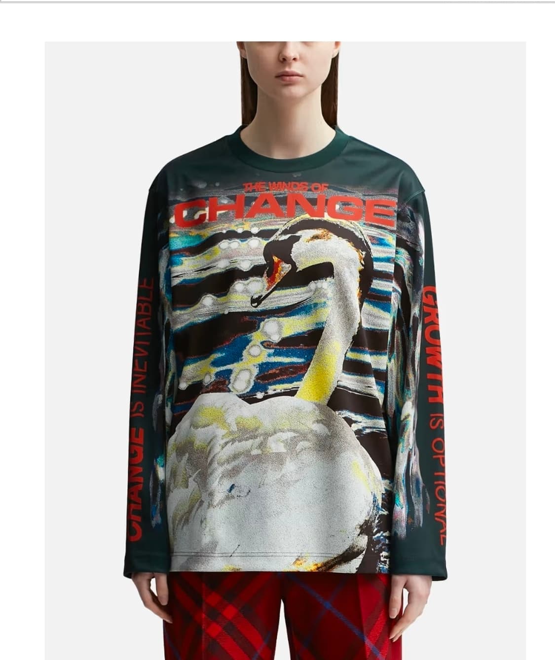 버버리 스완 프린트 롱슬리브 상품이미지7