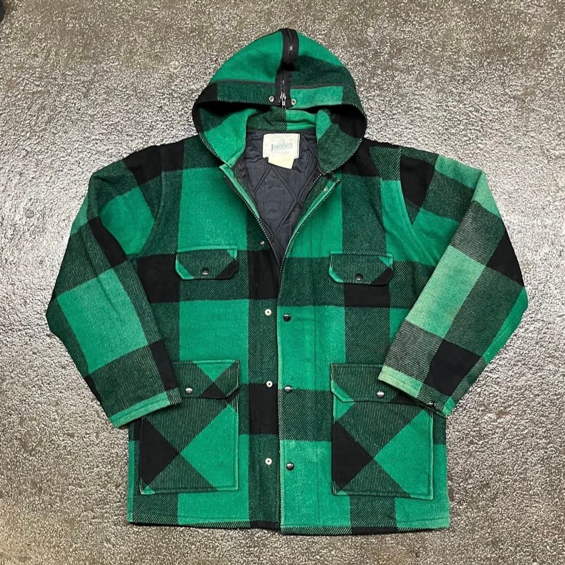 80s Johnson 매키노 울 자켓 (100-105) 상품이미지4