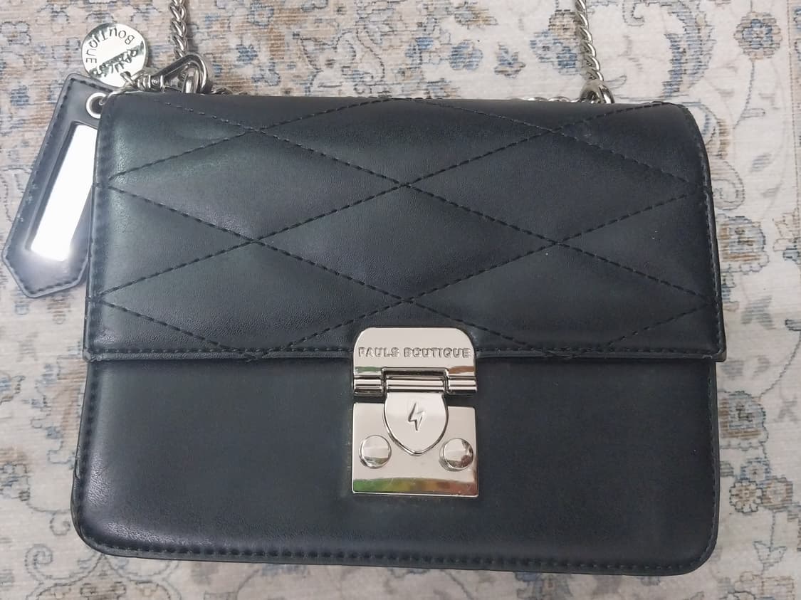 폴스부띠끄 블랙 체인 크로스백 상품이미지1