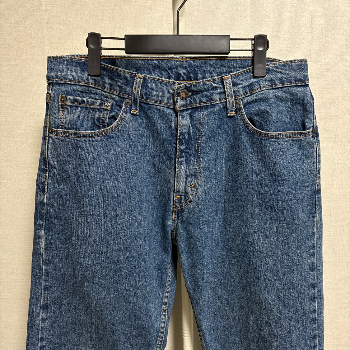 리바이스 505 레귤러 스트레이트 데님팬츠 / W33, L32 상품이미지2