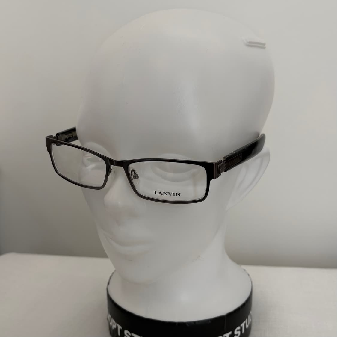 LANVIN 그레이실버 스퀘어 메탈테 상품이미지5