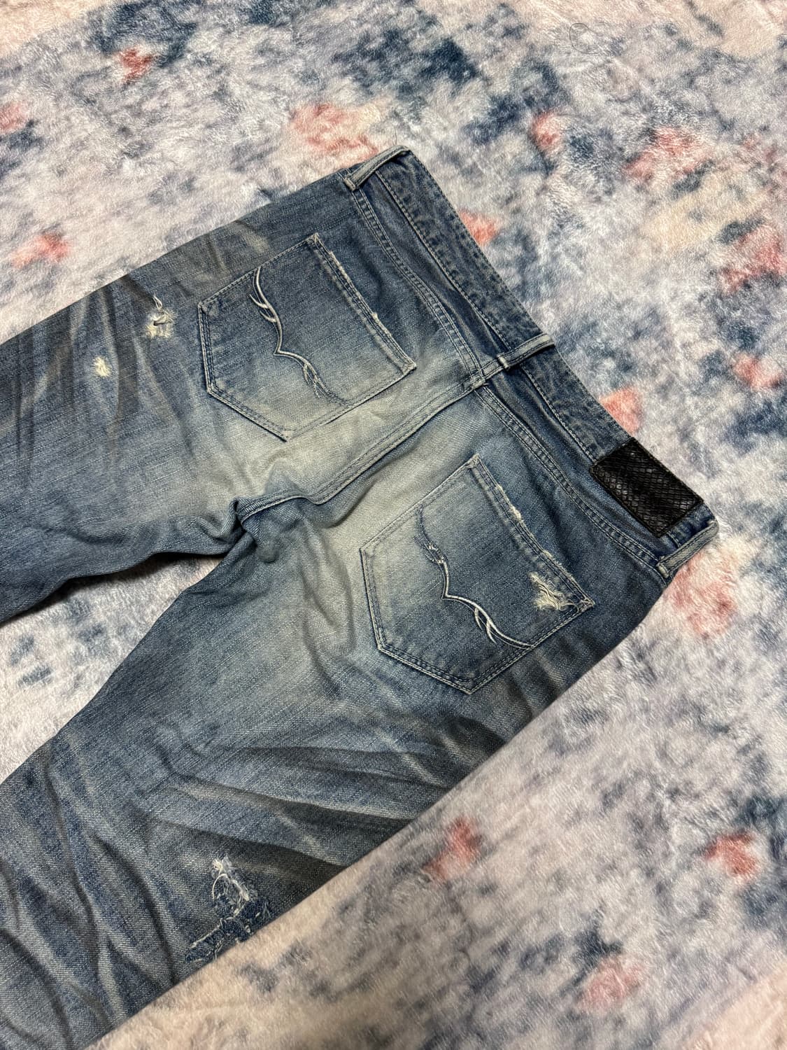 Fuga 00s archive whisker boot cut denim 상품이미지9