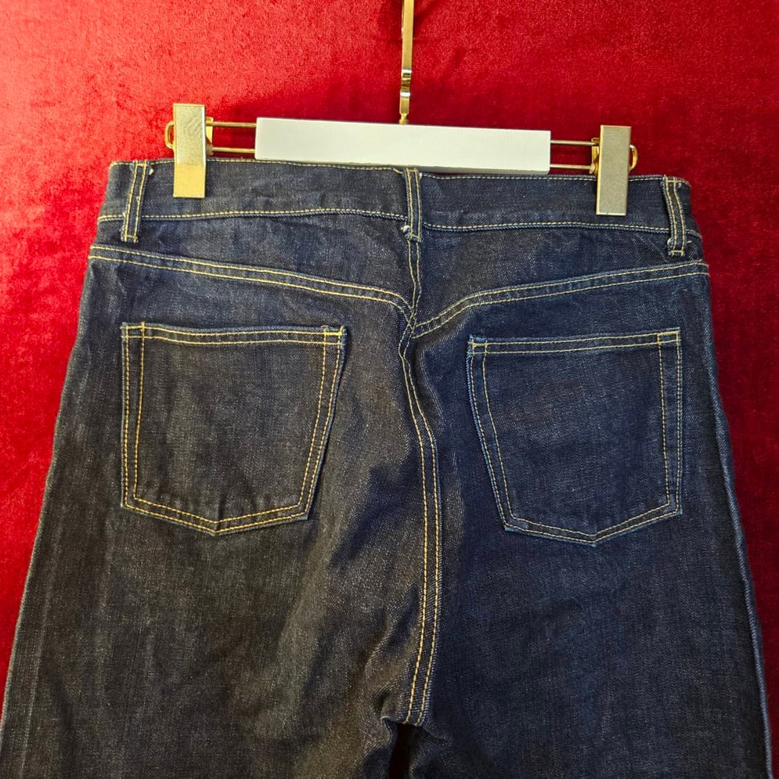 유니폼브릿지 셀비지 레귤러핏 데님팬츠 L size 상품이미지6