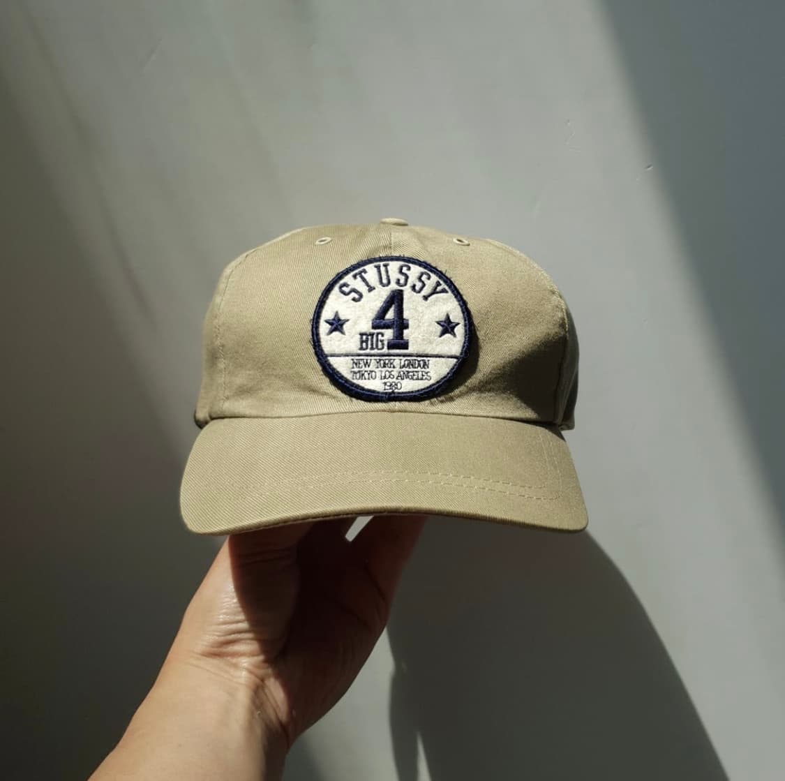 90s STUSSY pannel cap 상품이미지1