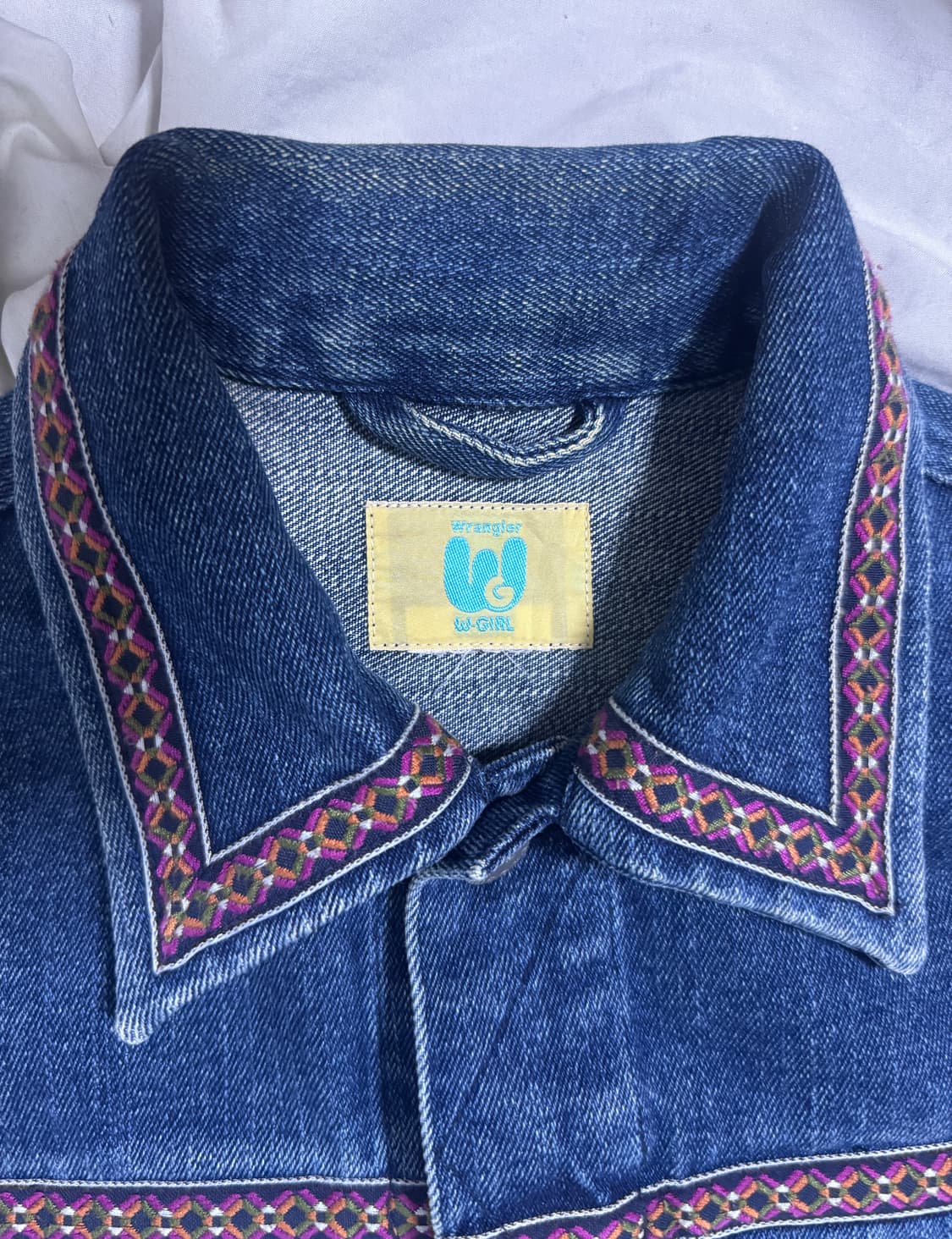 랭글러 에스닉 자카드 데님 자켓 상품이미지4