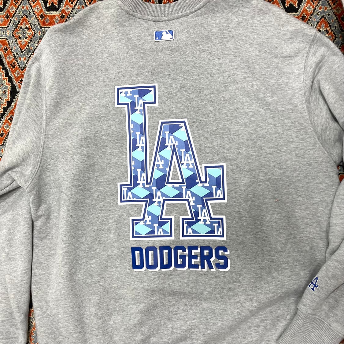 MLB LA다저스 그레이 맨투맨 남성L 상품이미지8