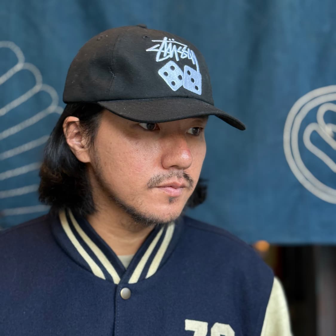 스투시 로우 프로파일 스톡 다이스 스냅백 블랙 OS 상품이미지7