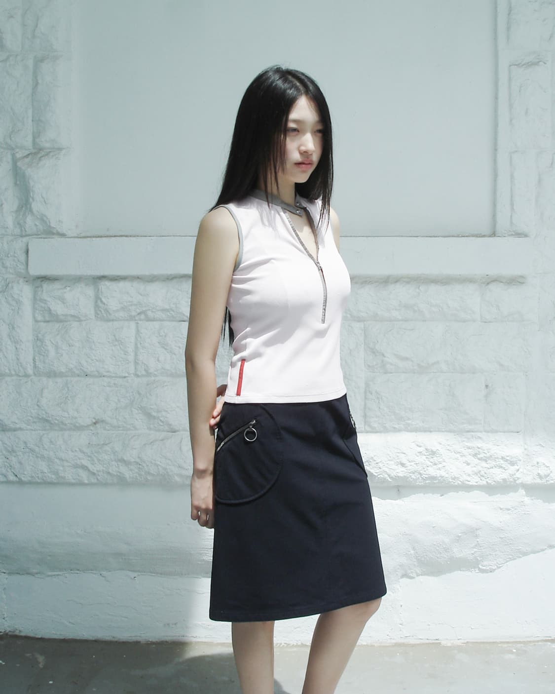 PRADA SPORT Ring Zip Pocket Skirt 상품이미지2