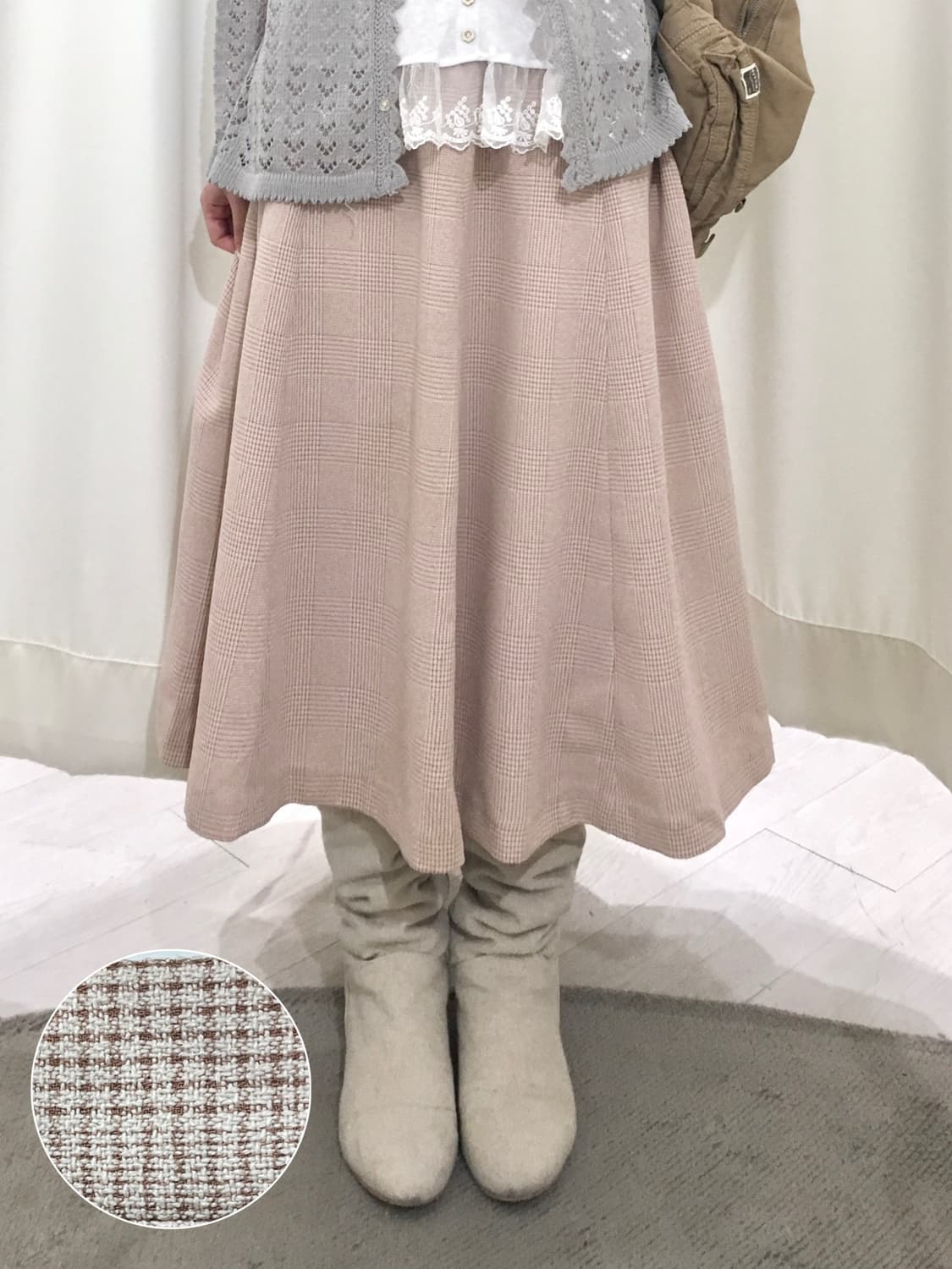 sawako check skirt 상품이미지1