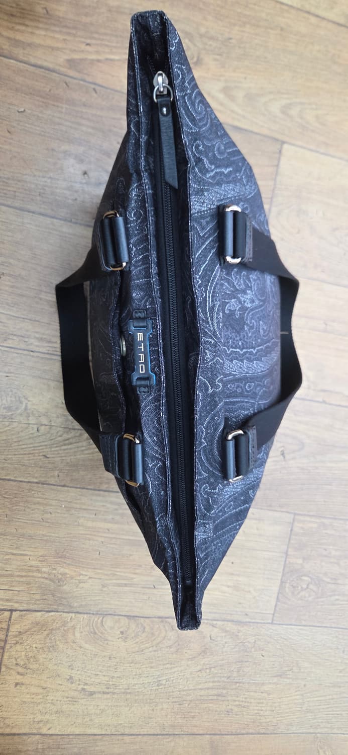 에트로 페이즐 블랙 토드백 ㅡ정품  상품이미지5