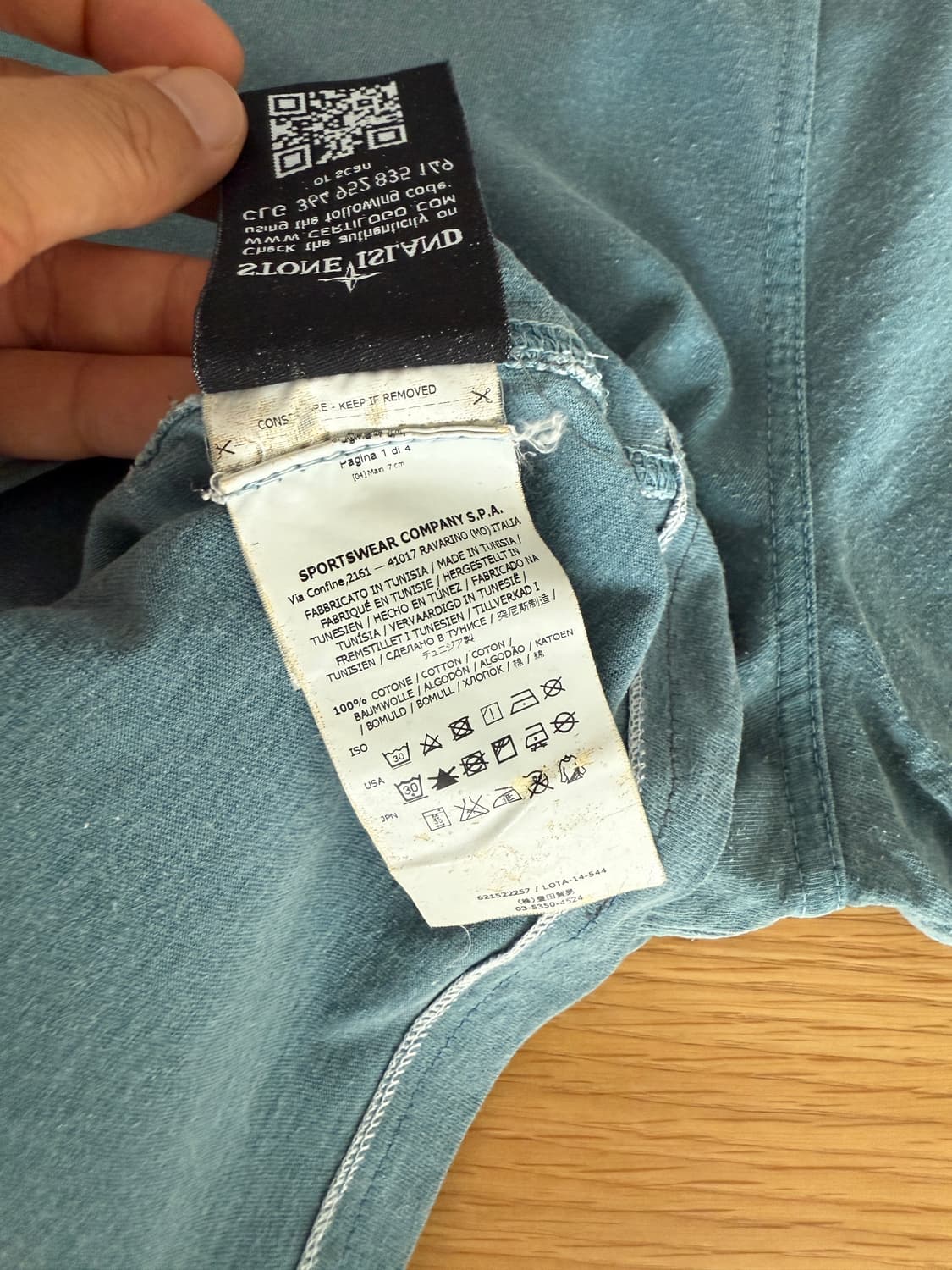 스톤 아일랜드(STONE ISLAND) 반팔 카라티 상품이미지8