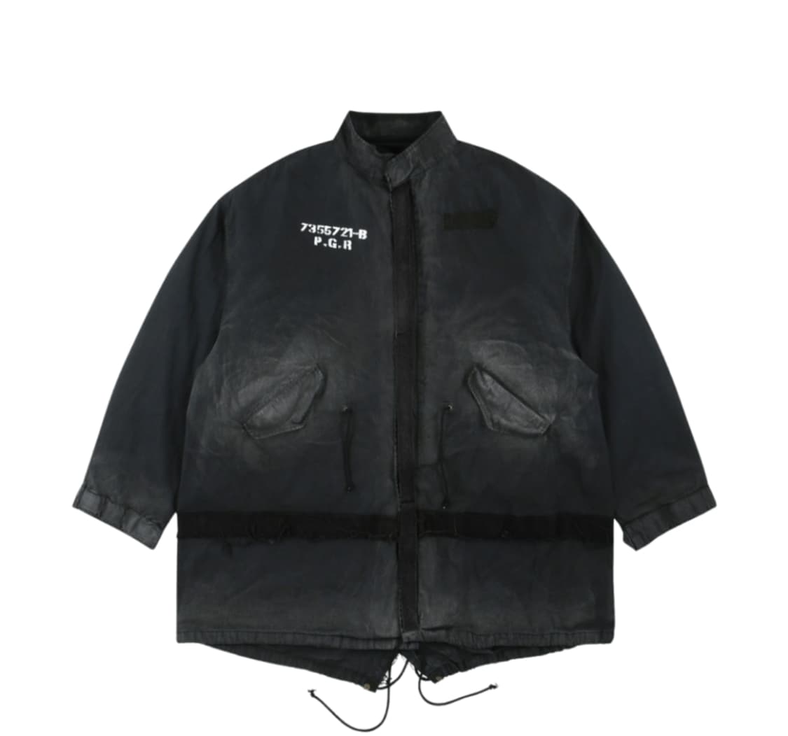 급처·꿀매) 프로젝트gr 본디지크로스 피쉬테일 파카 상품이미지1