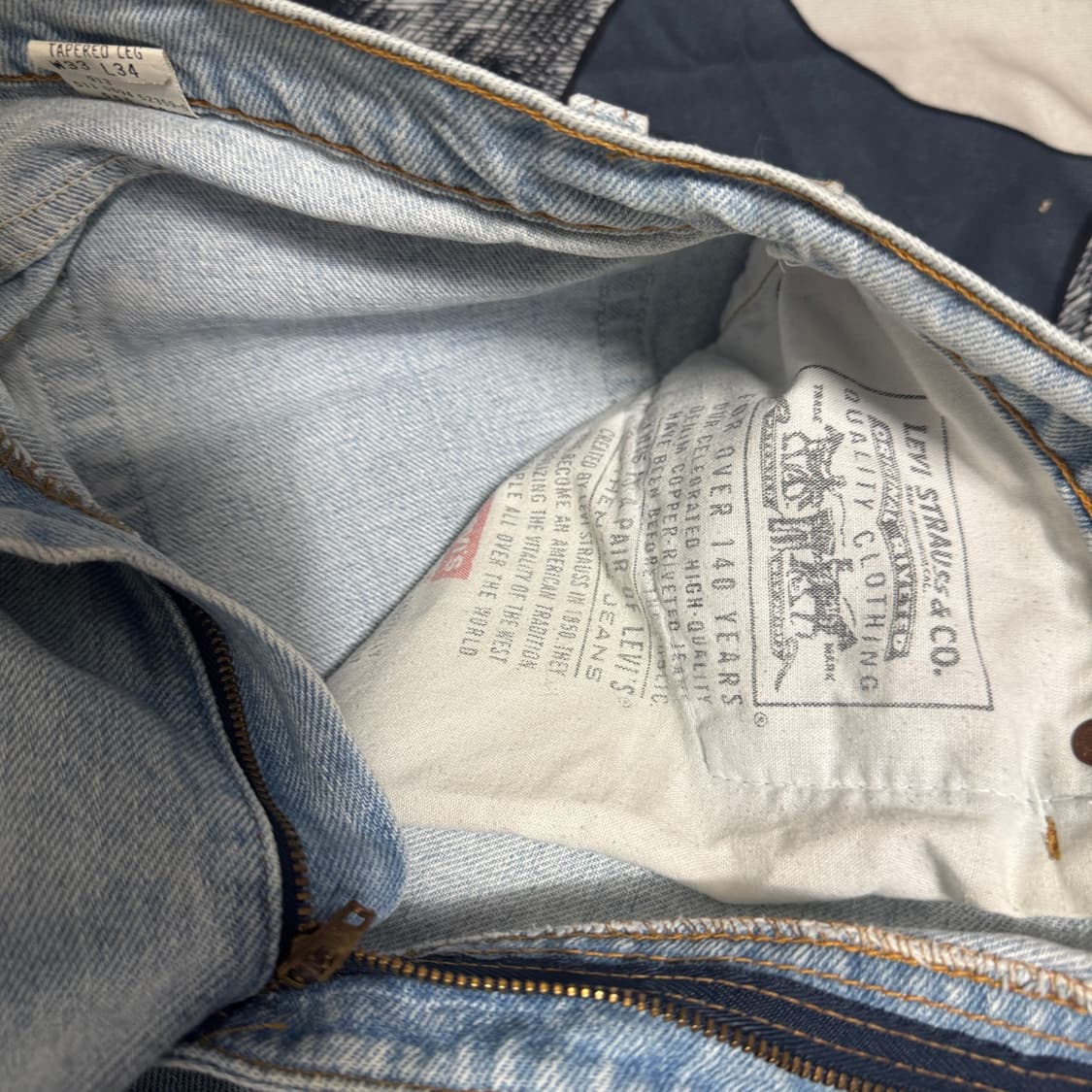 90s 리바이스 550-4834 연청 W33 L34 상품이미지5