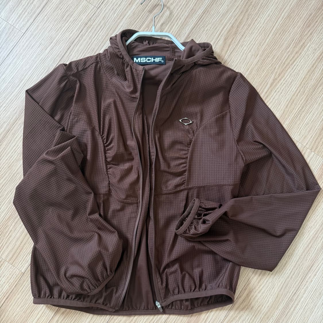 미스치프 와플 후드 집업 상품이미지1