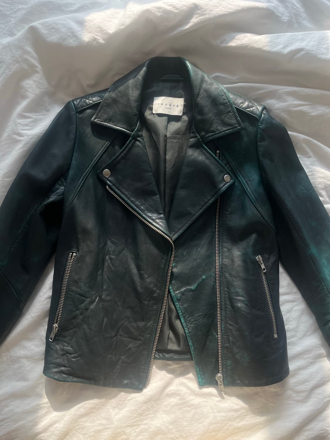 산드로 양가죽 자켓 상품이미지2