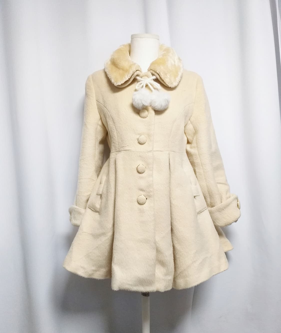 빈티지플리츠 리본코트원피스 달천 대장 히메로맨틱갸루 캐캐체 핀터깔 로리타 상품이미지1