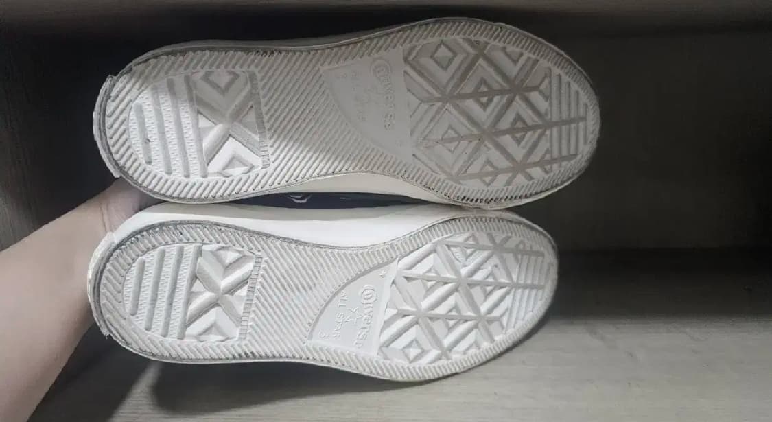 꼼데가르송 척테일러 올스타로우 블랙 멀티하트 상품이미지3