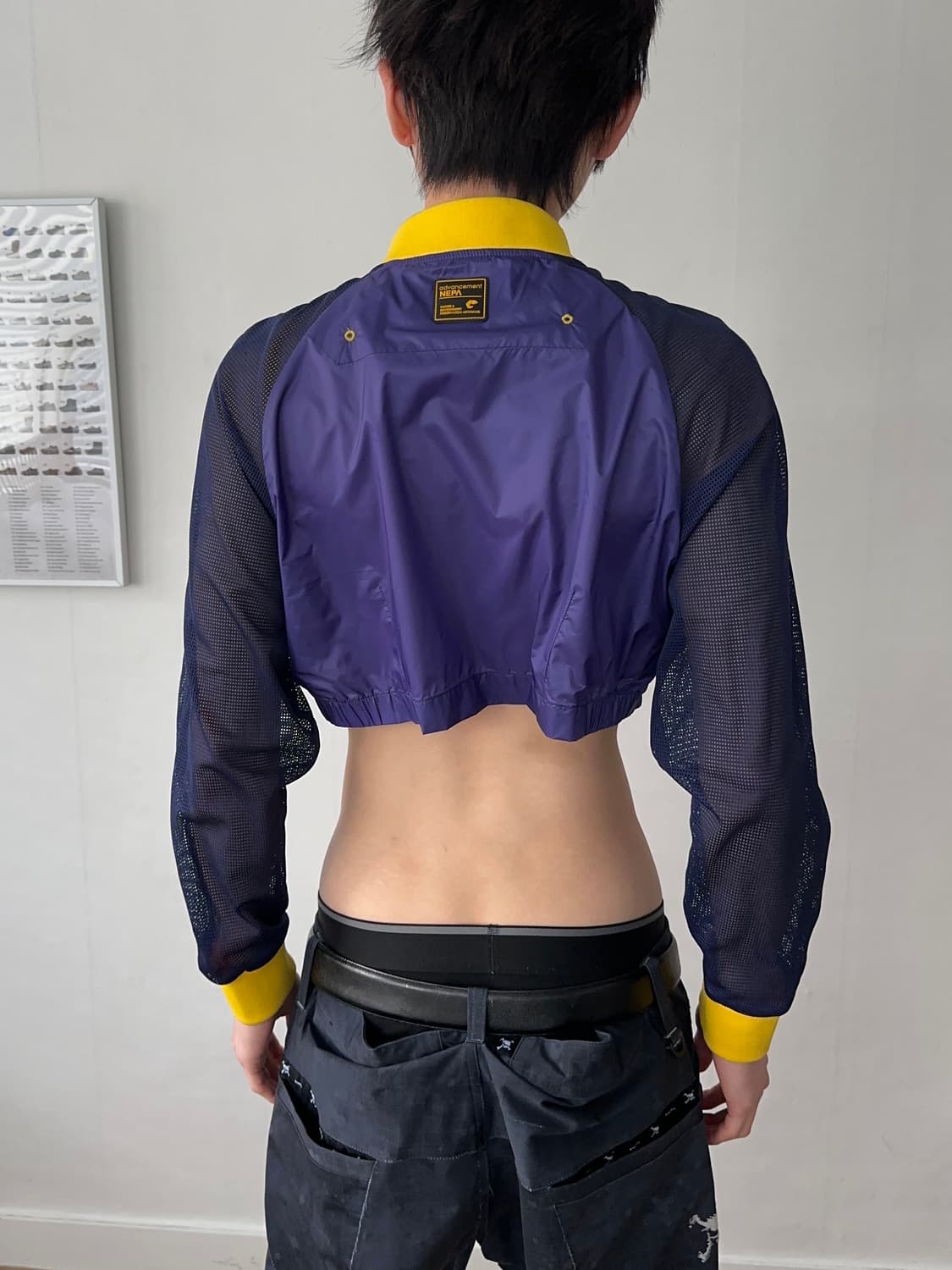 Nepa 리메이크 크롭 메쉬 자켓 상품이미지7