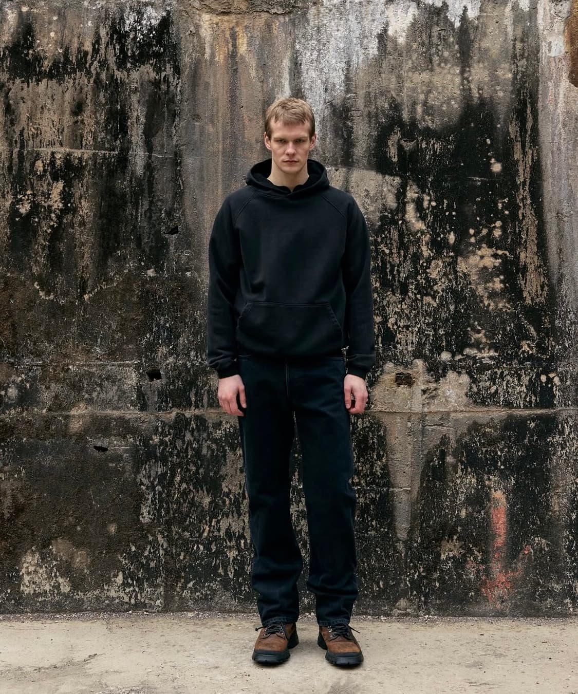 HTAE 80's Black Faded Heavyweights 후드티 상품이미지5