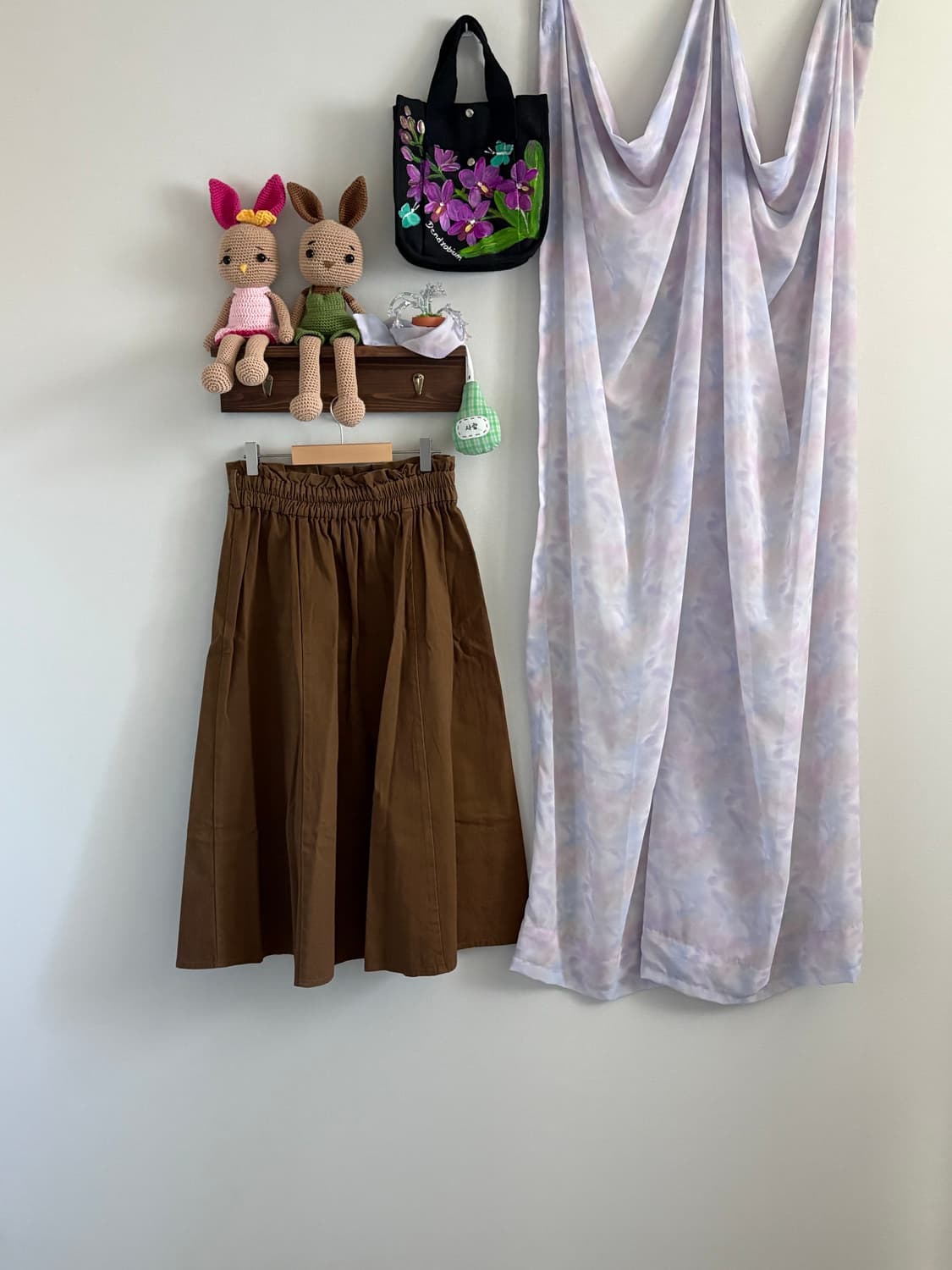 브라운 스커트 상품이미지2