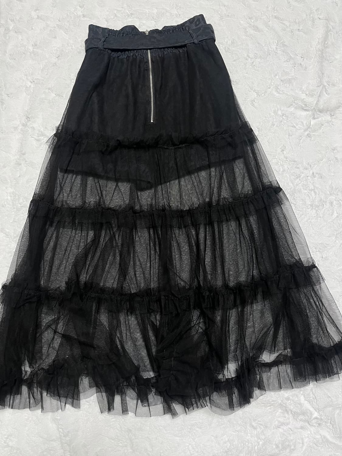 고스 레오파드 벨트 롱스커트 갸루 펑크 상품이미지2