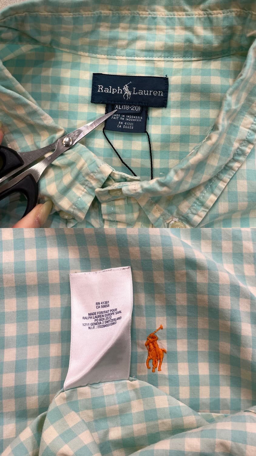 (XL) POLO 폴로 랄프로렌 체크 셔츠 상품이미지8