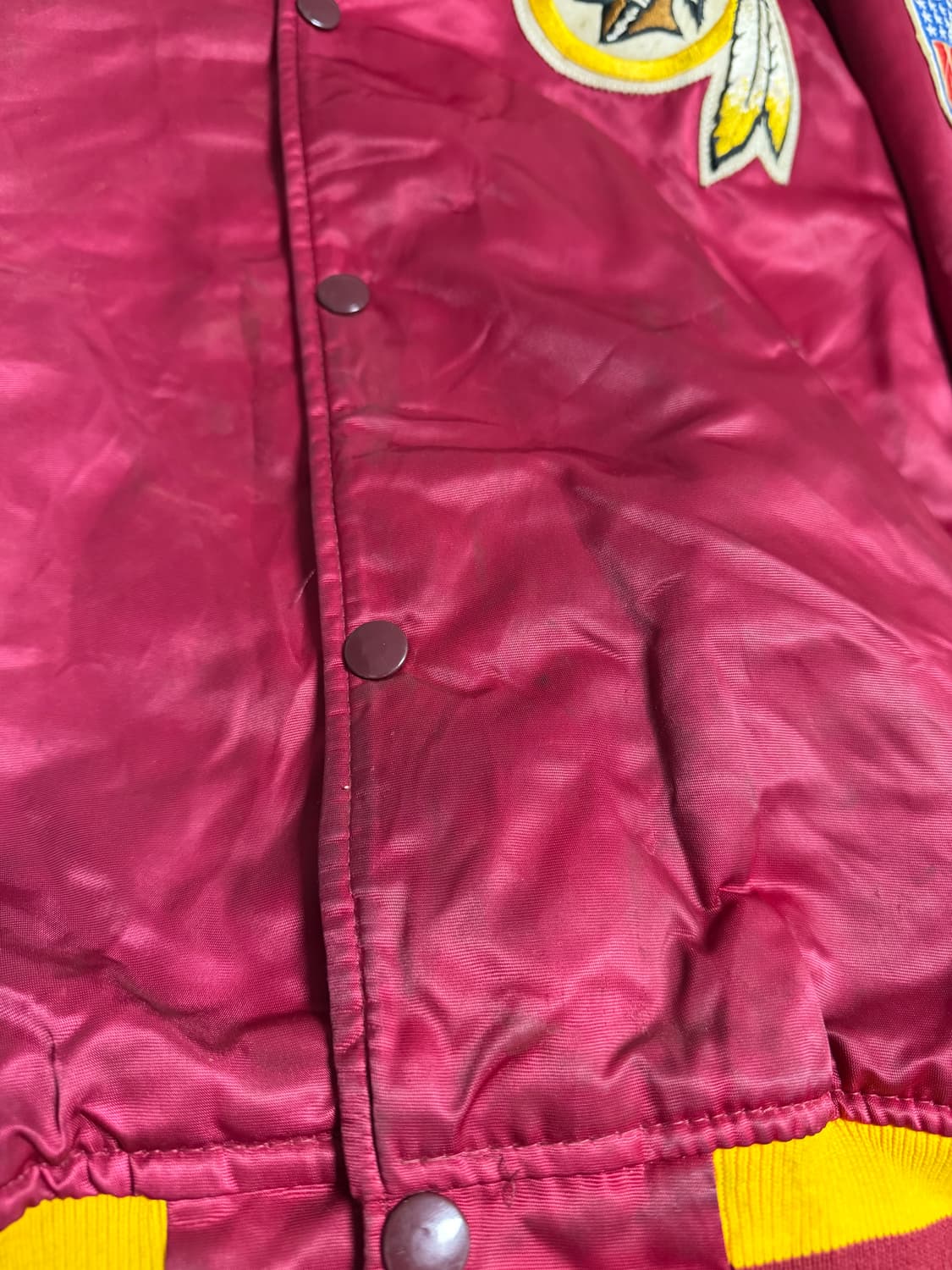 스타터 NFL 워싱턴 레드스킨스 새틴 자켓 상품이미지9