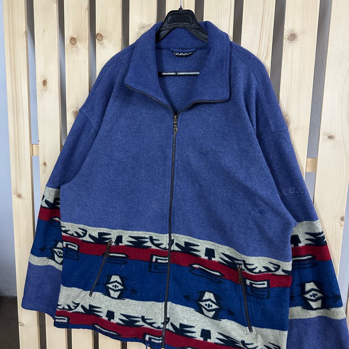 (XL) 아디다스 80s 퍼플 에스닉 올드스쿨 플리스 후리스 상품이미지2