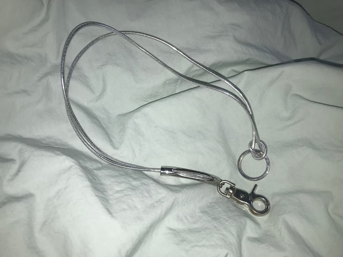 세이지가 세이지 glossy silver 실버 목걸이 상품이미지1