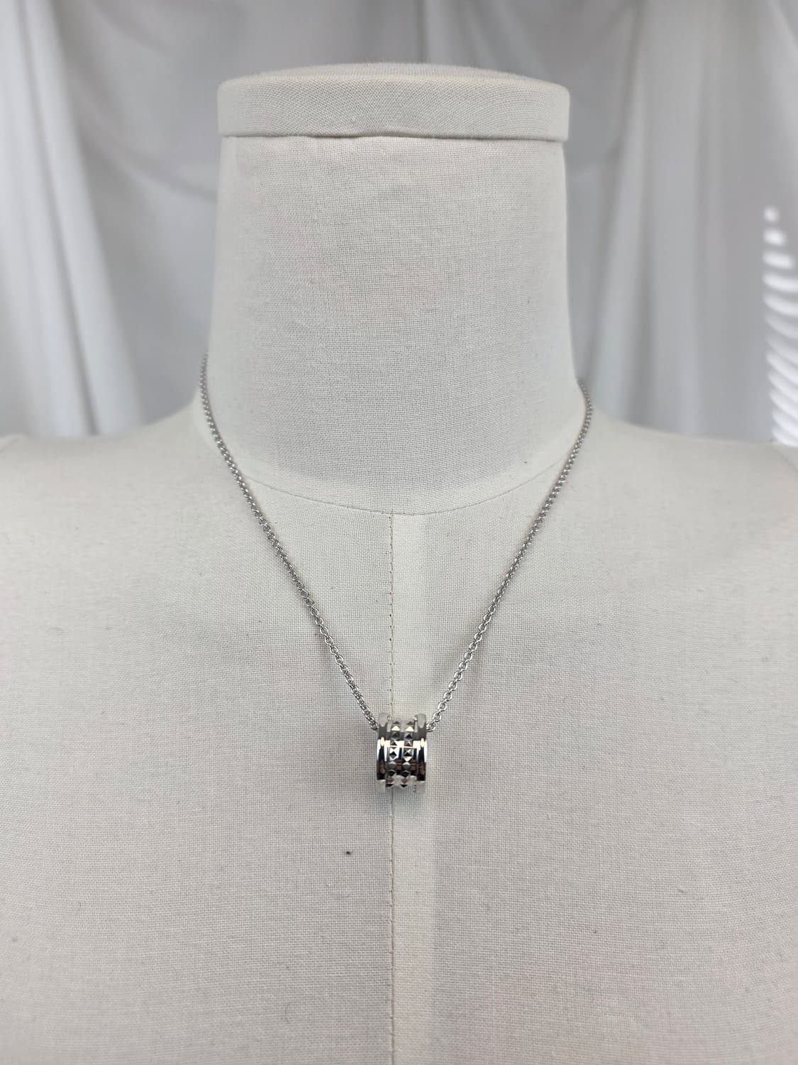 (새상품) 불가리 세이브더칠드런 실버 목걸이 상품이미지8