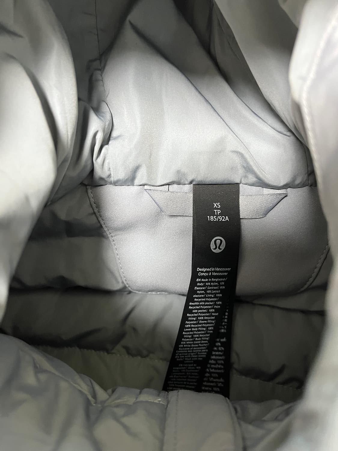 룰루레몬 다운 포 잇 올 후디 패딩 자켓 새상품 상품이미지6