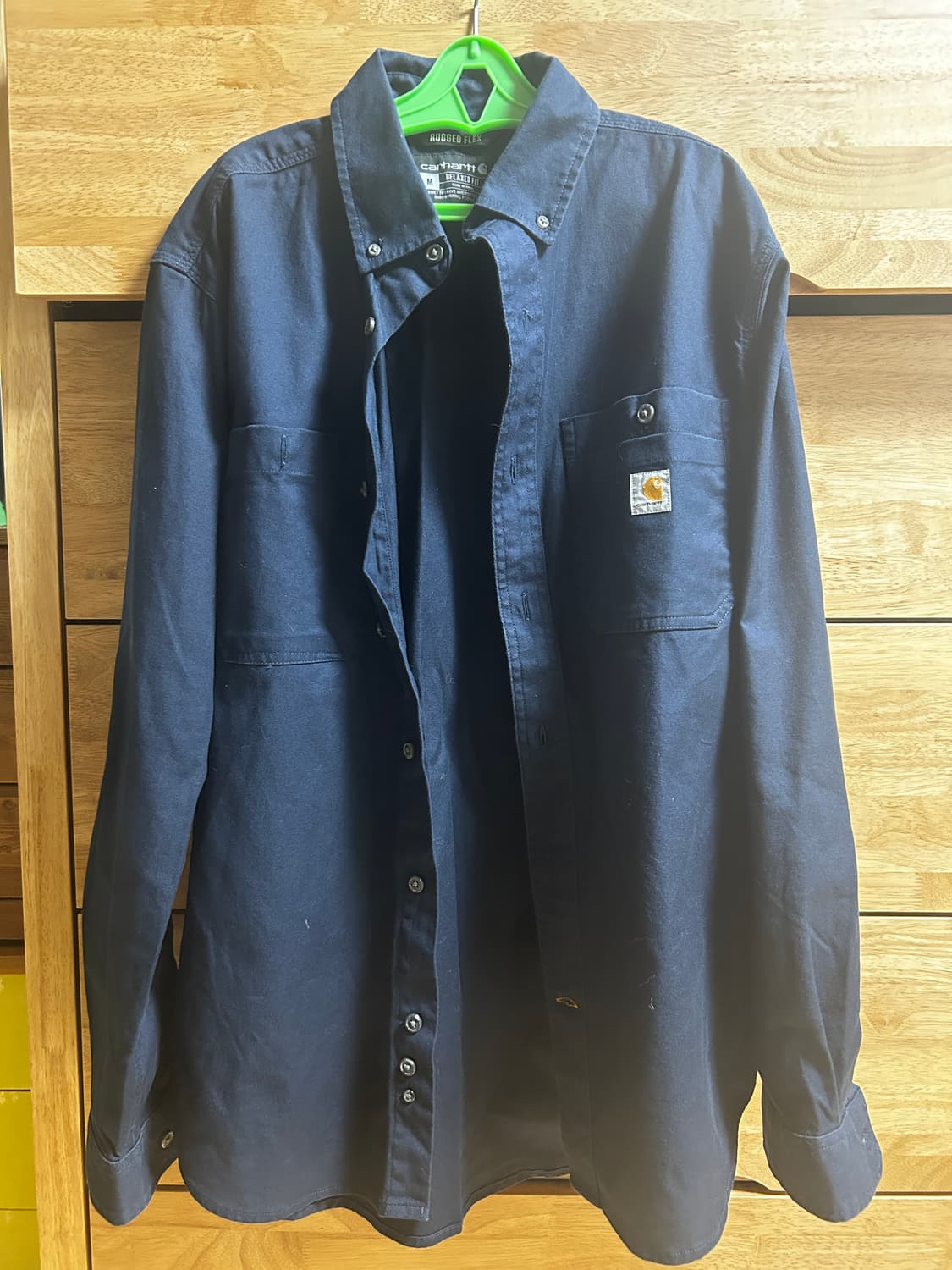 칼하트 셔츠자켓 네이비 상품이미지1