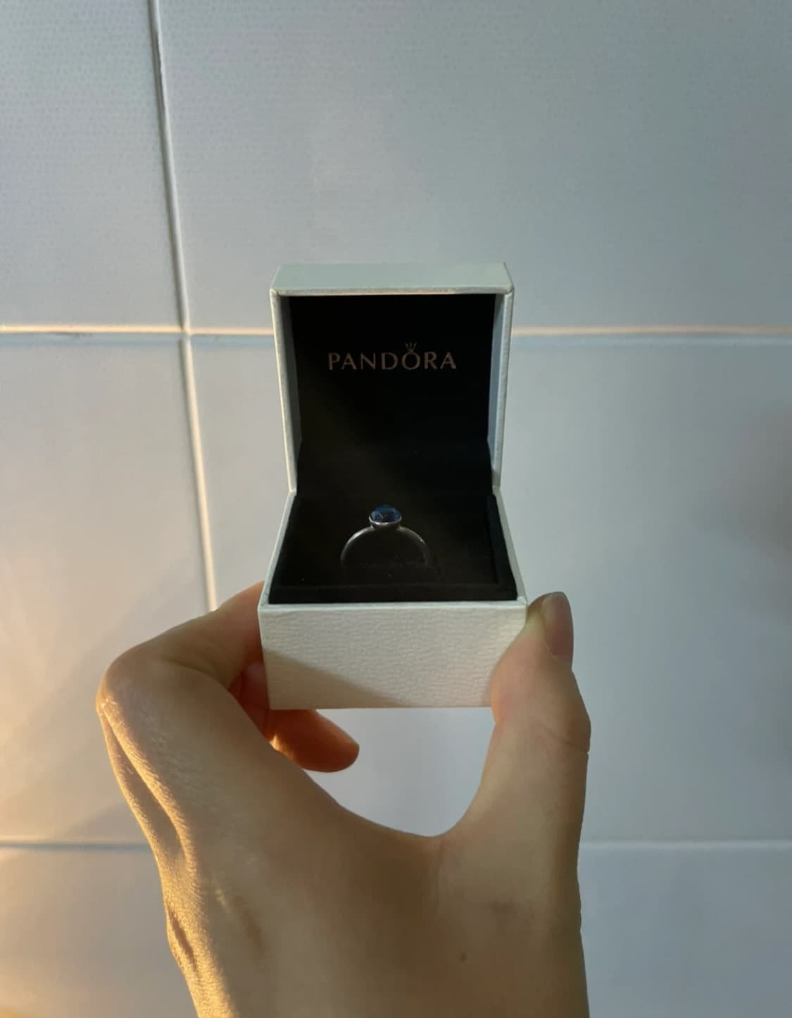 판도라 블루 스톤 은반지 (탄생석 12월반지) 사이즈52 상품이미지4