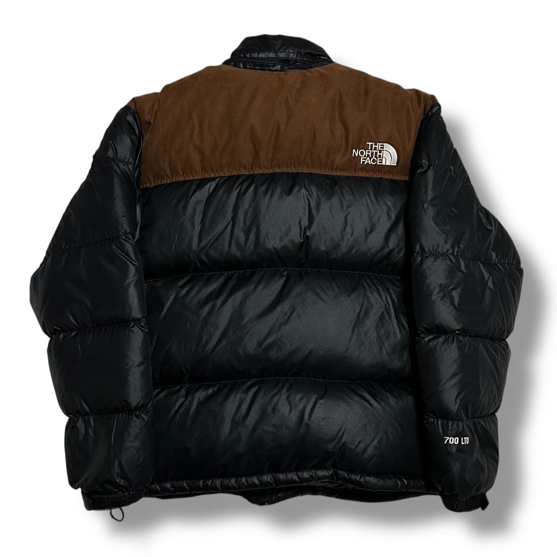The North Face 화이트라벨 구스다운 눕시  스웨이드 배색 패딩 상품이미지2