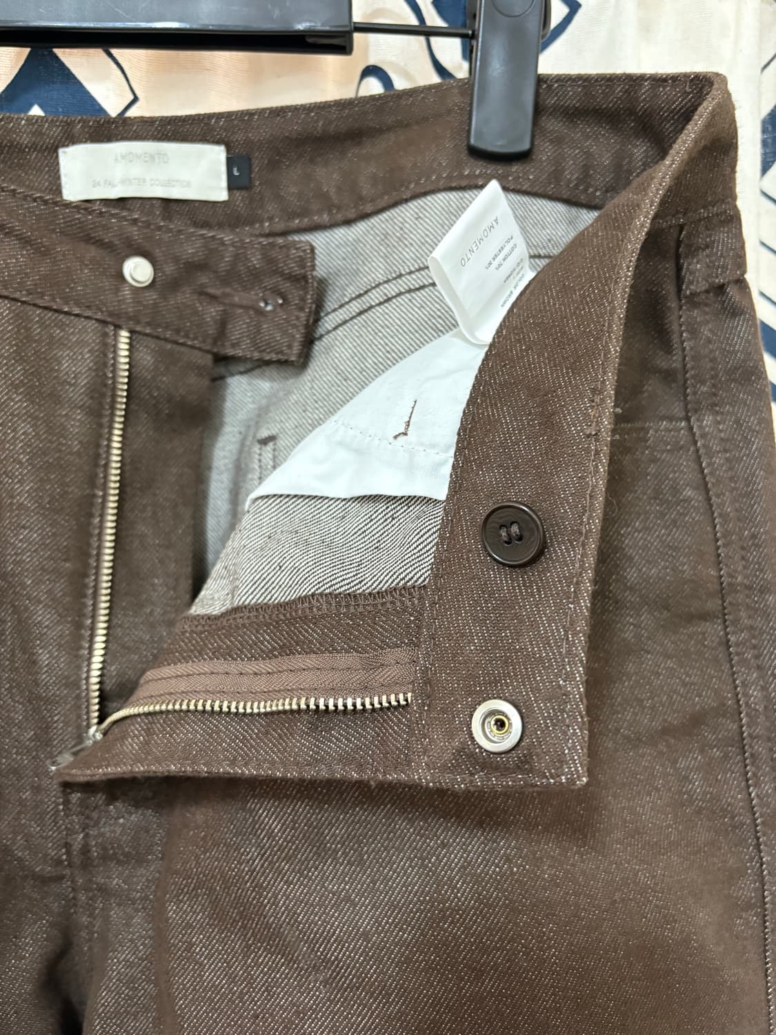 아모멘토 / 컬러 스트레이트 핏 데님 상품이미지5