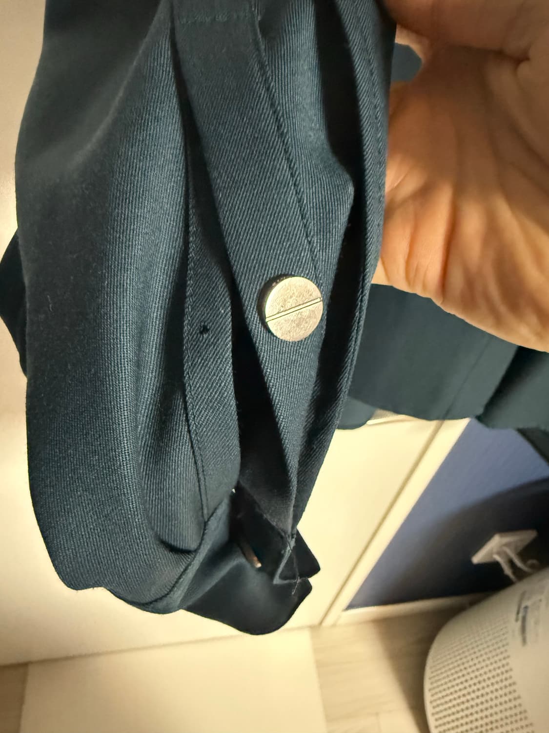 우영미 울 그린 셔츠 상품이미지4