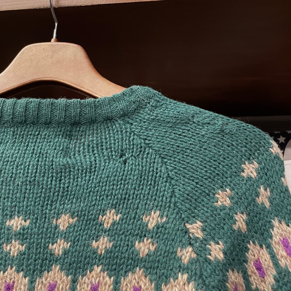 90s 폴로 랄프로렌 챕스 패턴 헤비 울 니트 스웨터 상품이미지6