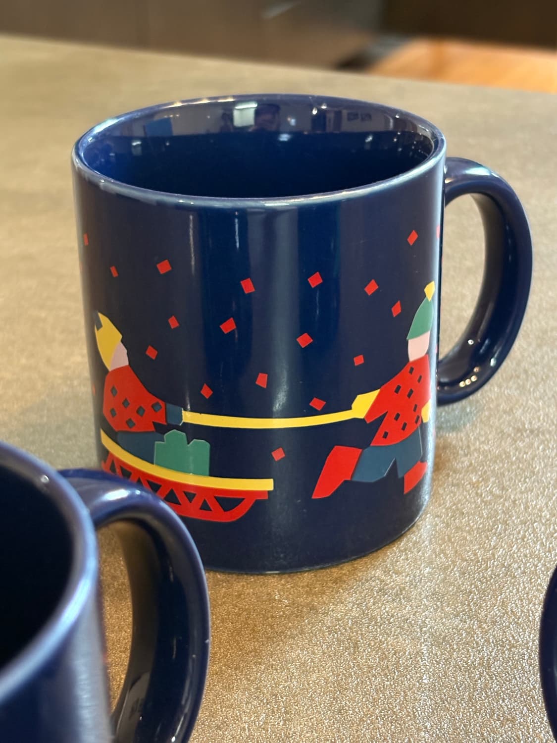 빈티지 크리스마스 머그컵 6개 세트 상품이미지7