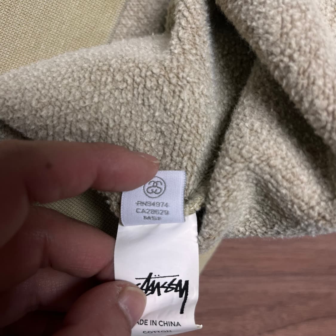 105 스투시 쉐도우 스크립트 피그먼트 후드티 상품이미지8