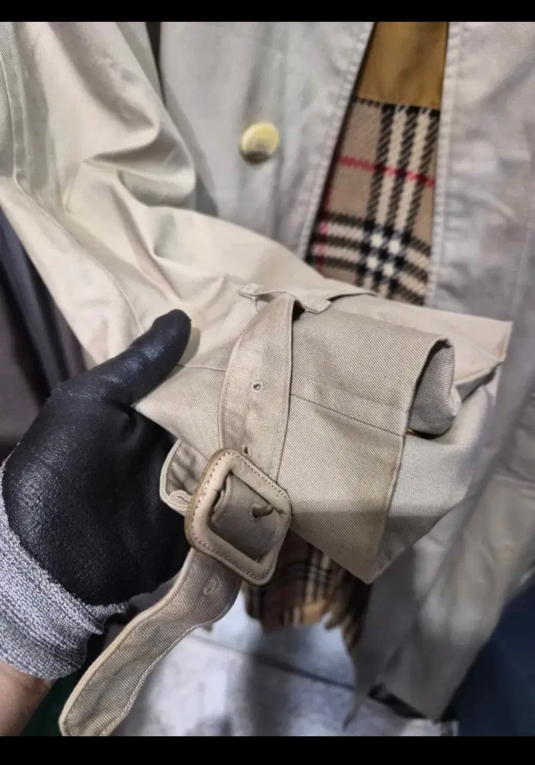 ###세일###빈티지 버버리쿄트(남.여공용) 상품이미지4