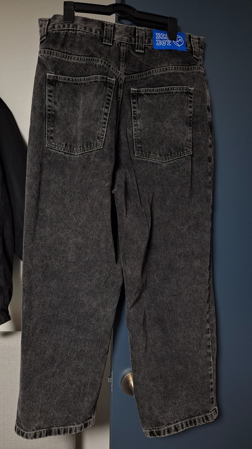 폴라스케이트 빅보이팬츠 실버블랙 M 팝니다 상품이미지4