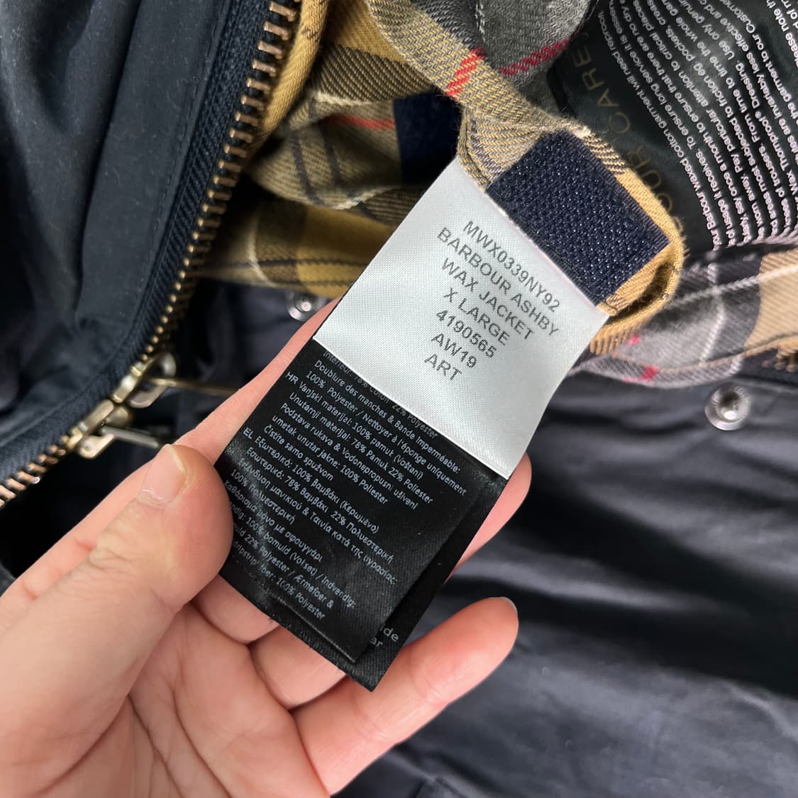 105 바버인터네셔널 왁스자켓 상품이미지7