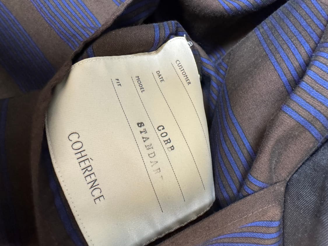 코히어런스 코브 쉐브론 트위드 그레이 M 사이즈 상품이미지6