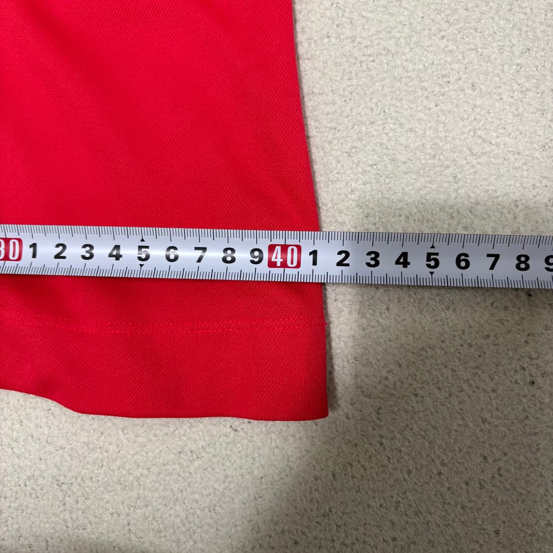 M 나이키골프 레드 드라이핏 긴팔 폴로 셔츠 1205 상품이미지6